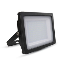 LED reflektor SLIM 100W VT-49100 - černý